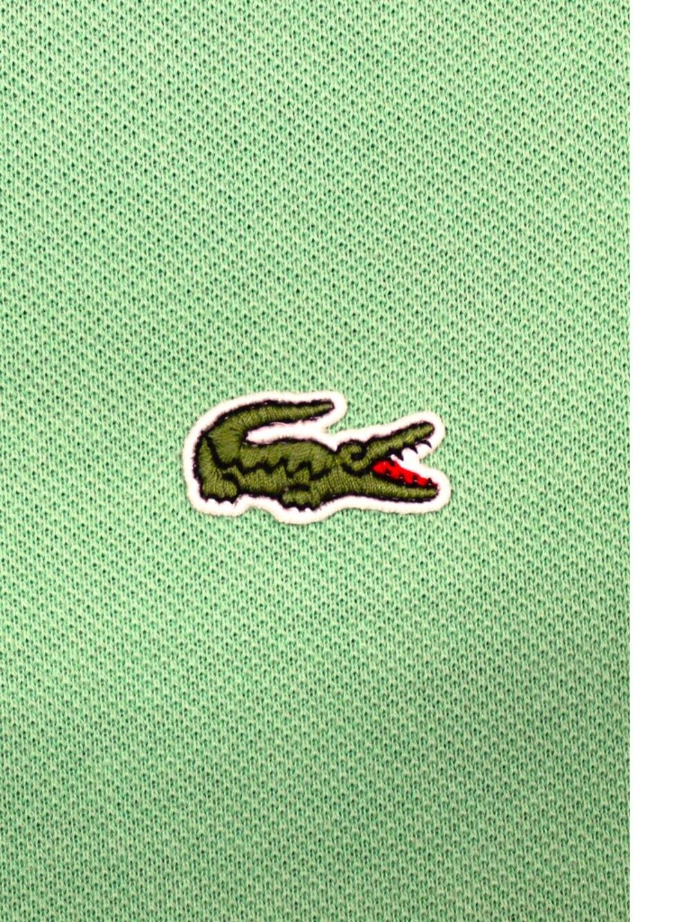LACOSTE REGULAR FIT 100% COTTON PIQUE KNIT SHIRT GREEN FR 7 Sz X-LARGE, XL